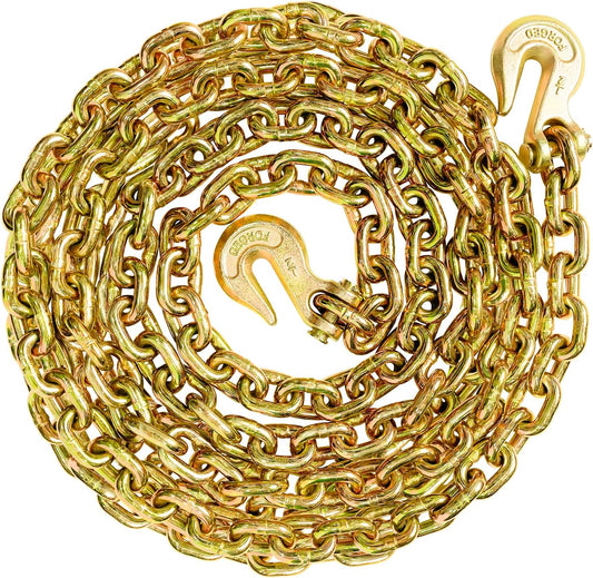 1/2 Chain Trailer Chains with Hooks for Heavy-Duty Use
