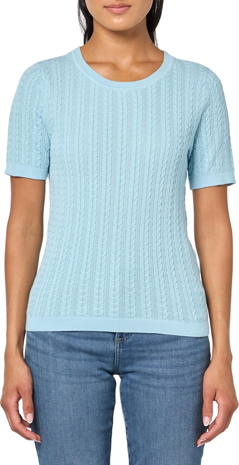Nautica Women's Cable Knit Sweater - Cozy and Stylish