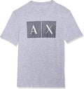 AX Armani Exchange Men's Crew Neck Logo Tee - Soft Cotton Essential