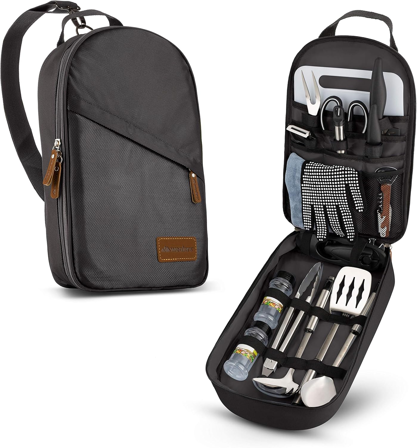 Camp Kitchen Cooking Utensil Set for Travel and BBQ Fun