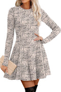 OFEEFAN Sweater Dress for Women - Soft Ribbed Fit & Flare