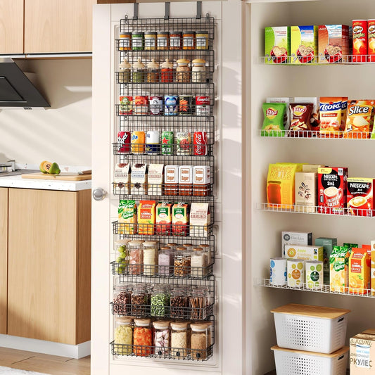9-Tier Spice Rack Organizer for Ultimate Kitchen Storage Solution