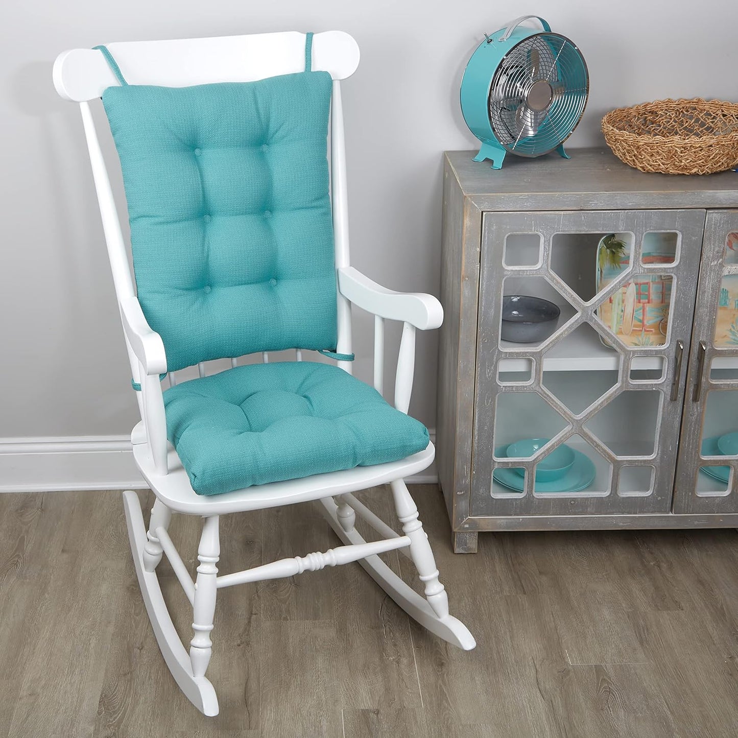 Klear Vu Omega Non-Slip Rocking Chair Cushion Set for Comfort