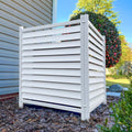 44in H x 36in W Vinyl Privacy Screen (2 Panels) - No Dig Privacy