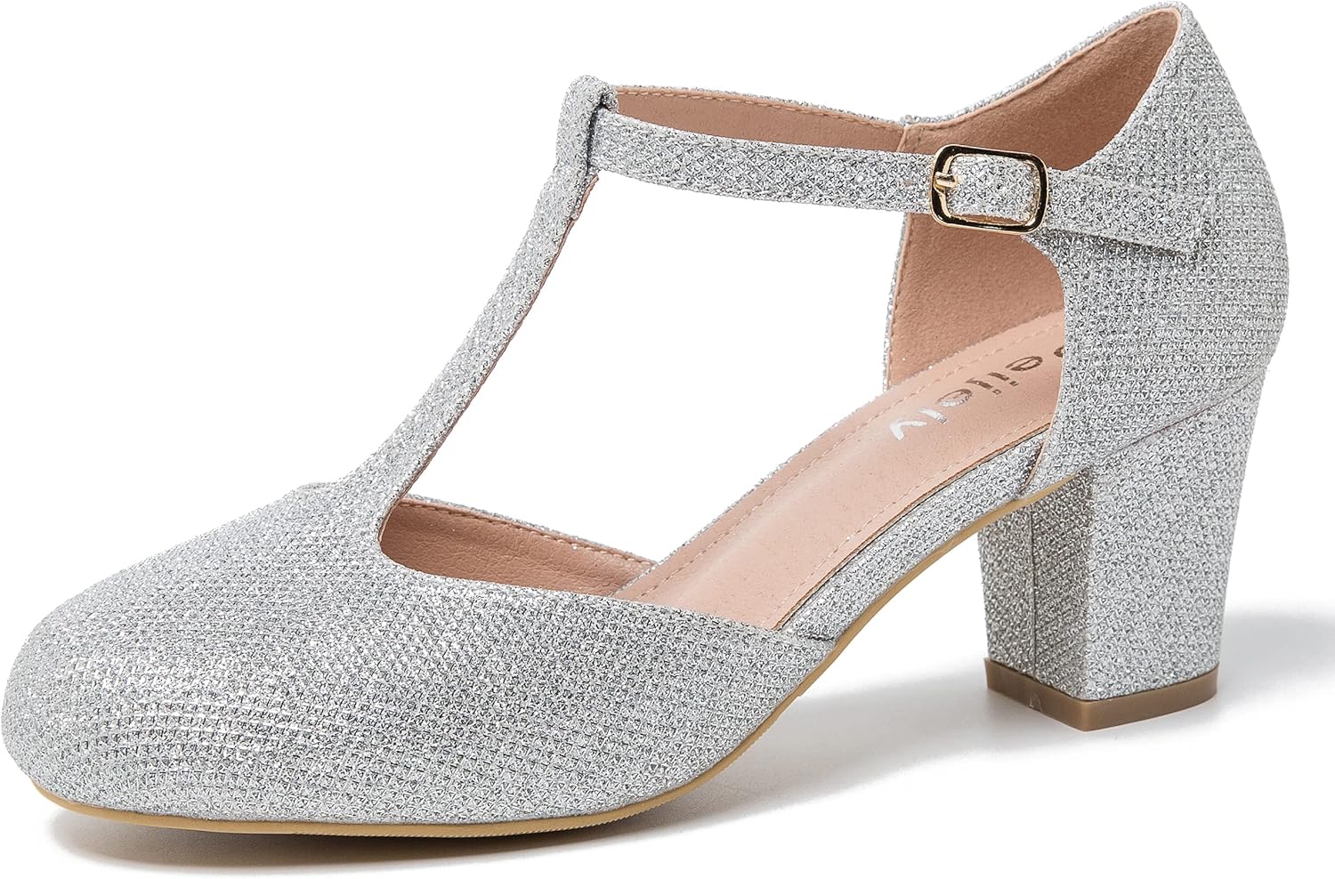 Womens T Strap Mary Jane Shoes with Chunky Block Heel Style