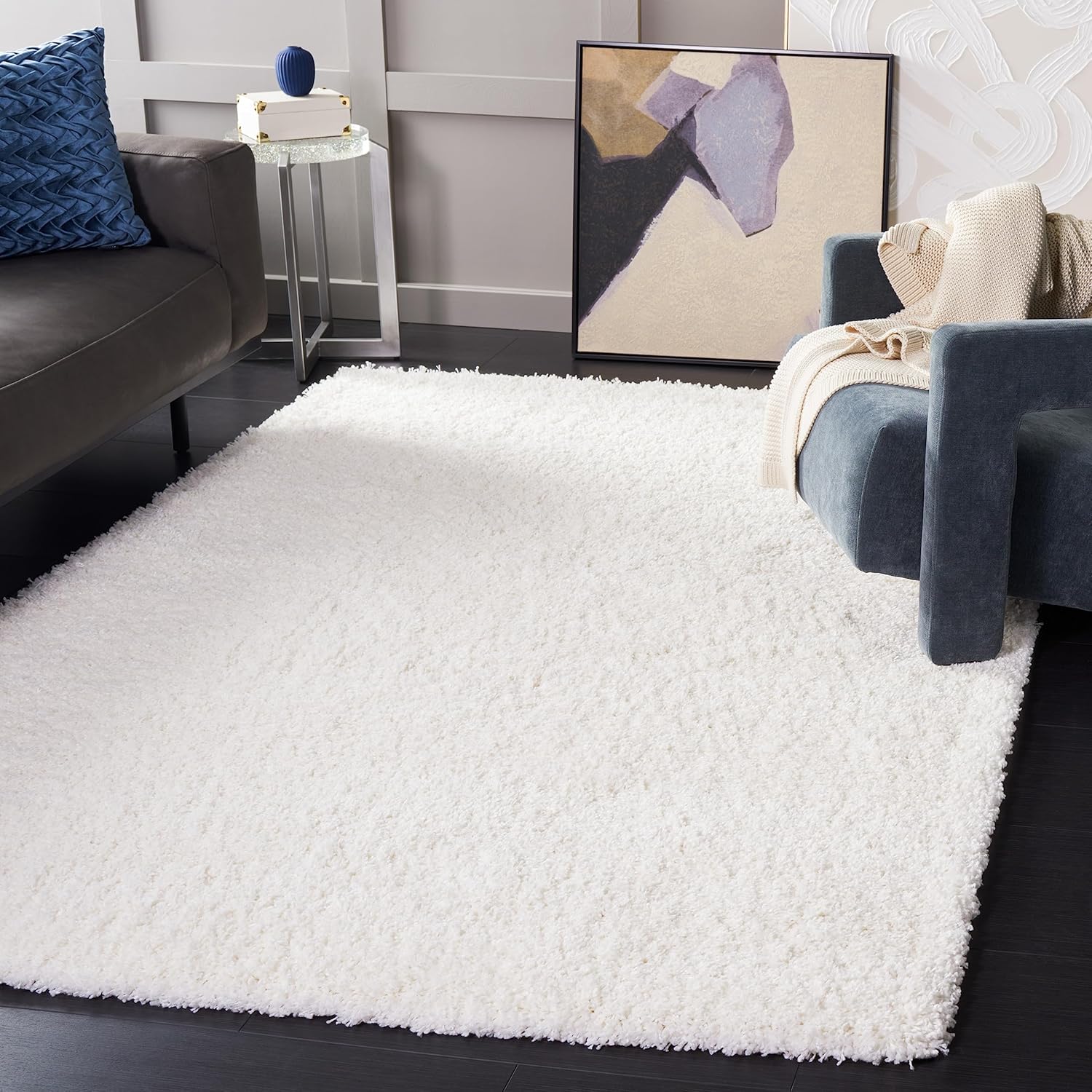 SAFAVIEH Area Rug 4x6 California Shag Collection for Cozy Spaces