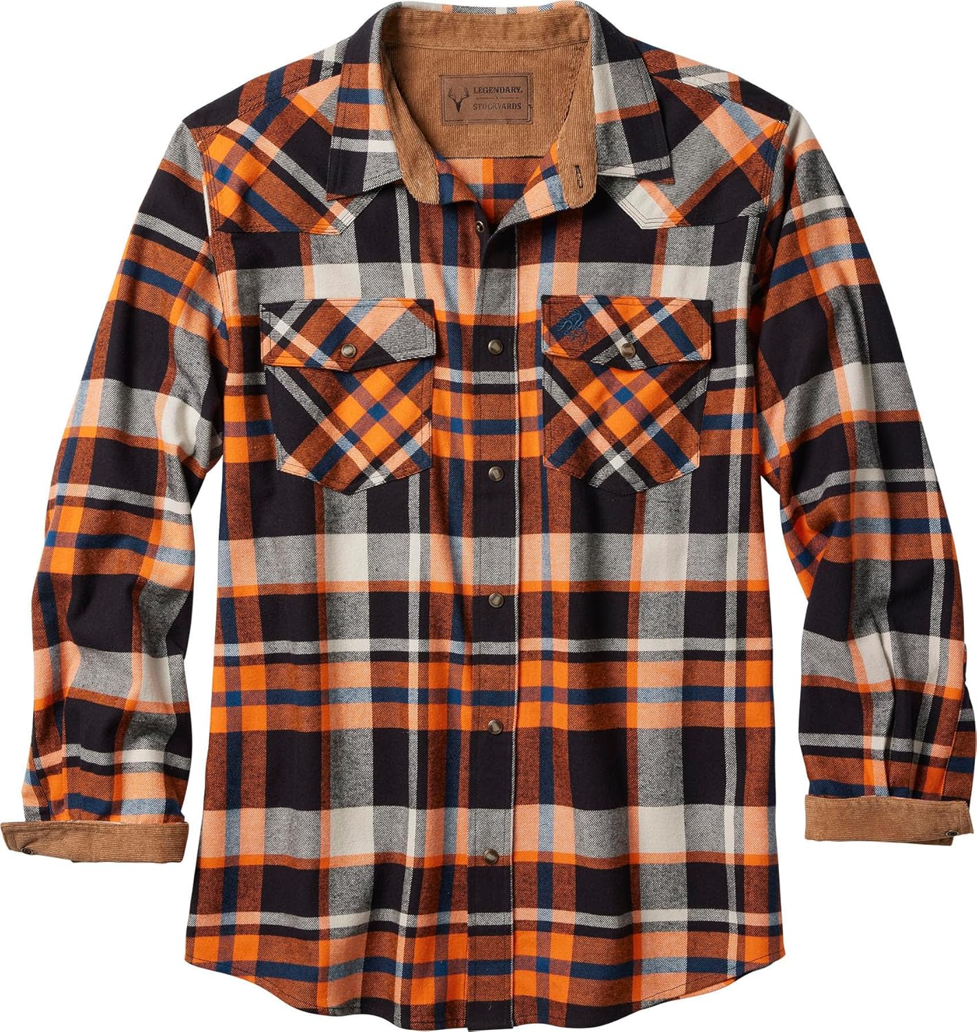Legendary Whitetails Men's Western Flannel Shirt for Comfort