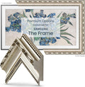 Frame My TV Deco TV Frame Ornate Silver for Samsung The Frame 65in
