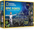 National Geographic Indoor Fort Building Kit - 225 Pieces for Kids