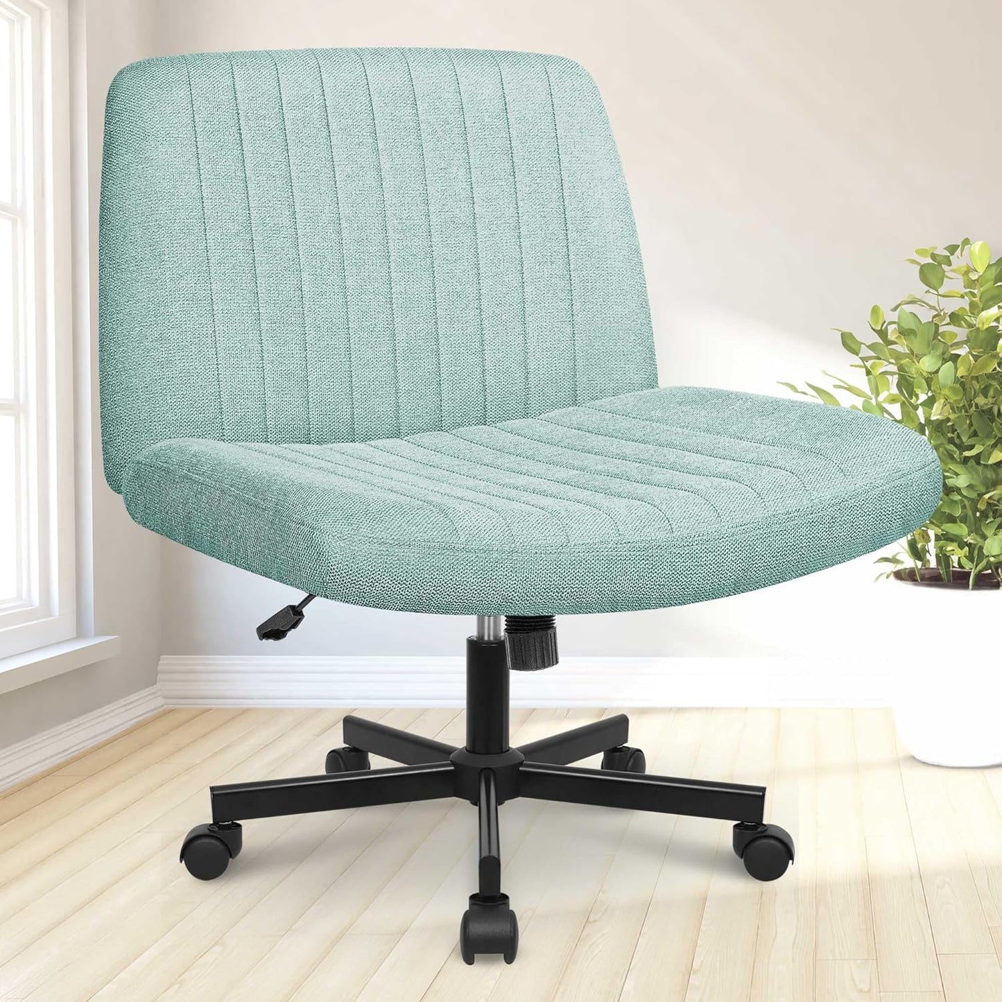 NEO CHAIR Criss Cross Chair with Wheels for Home Office Comfort
