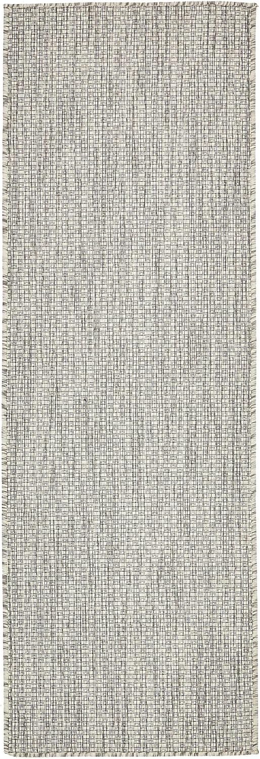 Unique Loom Casual Transitional Solid Heathered Area Rug Runner