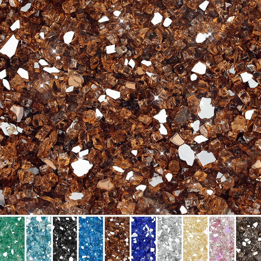 Skyflame High Luster Reflective Fire Glass for Fire Pits