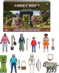 Minecraft Ultimate Movie Pack 8 Figure Set - Collectible 4-in Scale