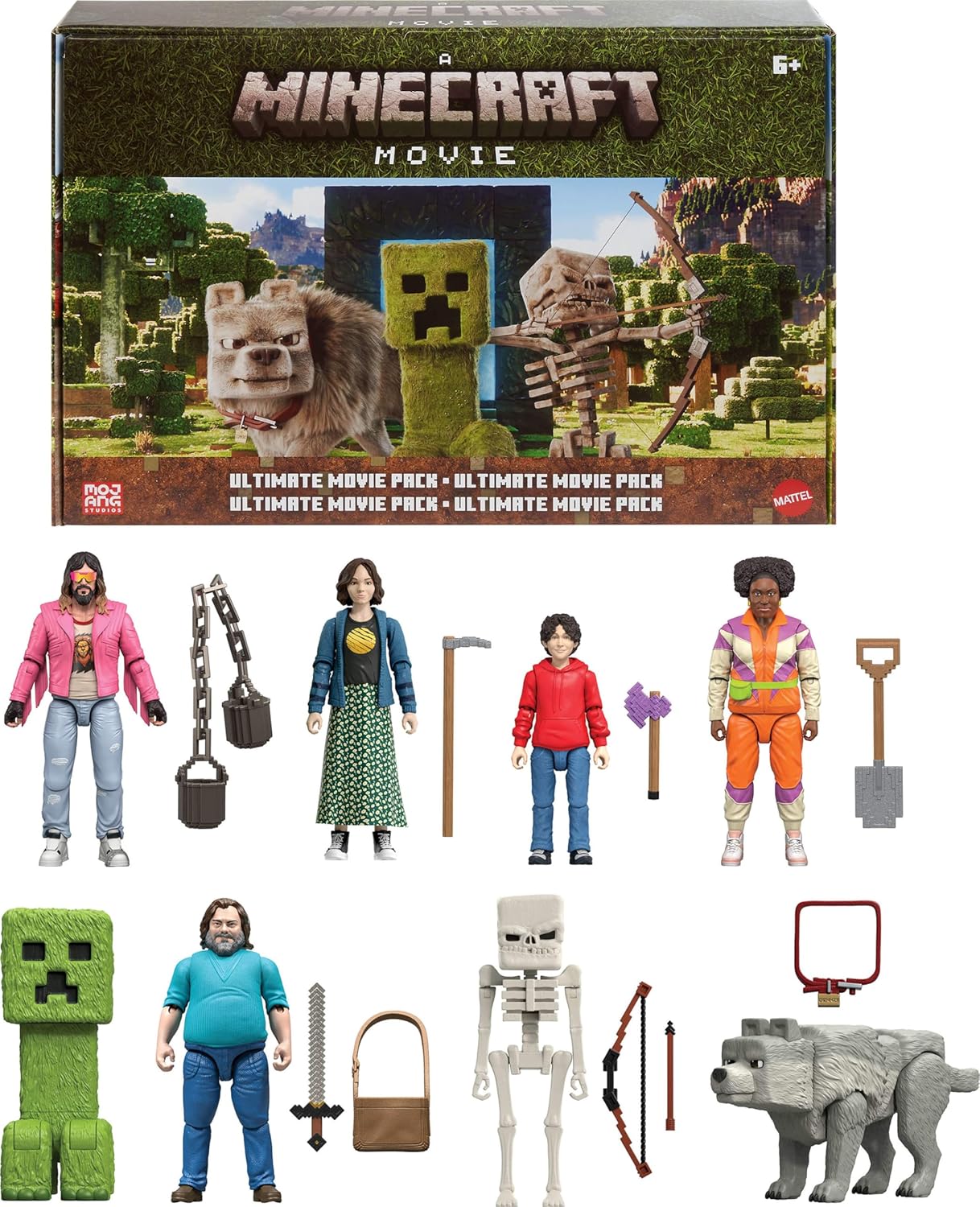 Minecraft Ultimate Movie Pack with 8 Action Figures & Accessories