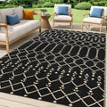 Smiry Outdoor Rug 5x8 ft - Waterproof Reversible Patio Mat