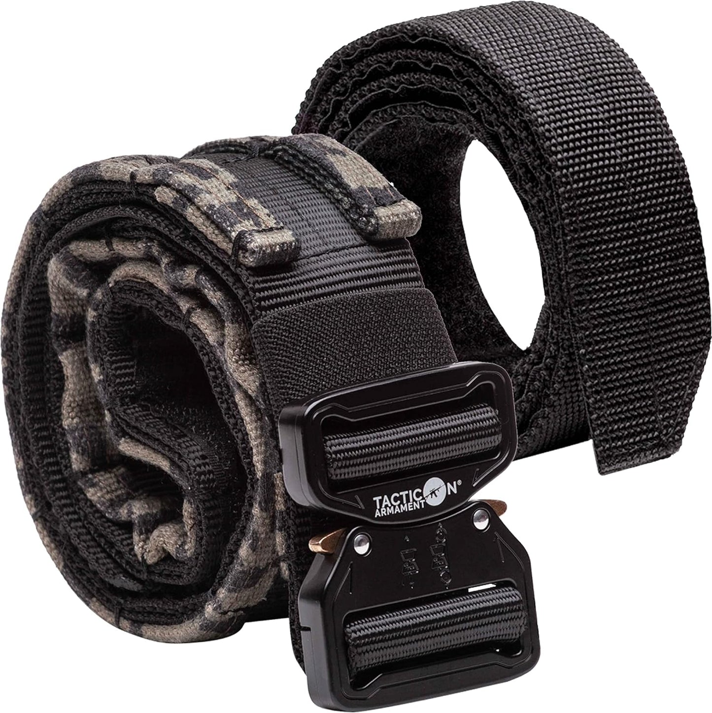 Tacticon Battle Belt V2: Durable Tactical Belt with Molle Design