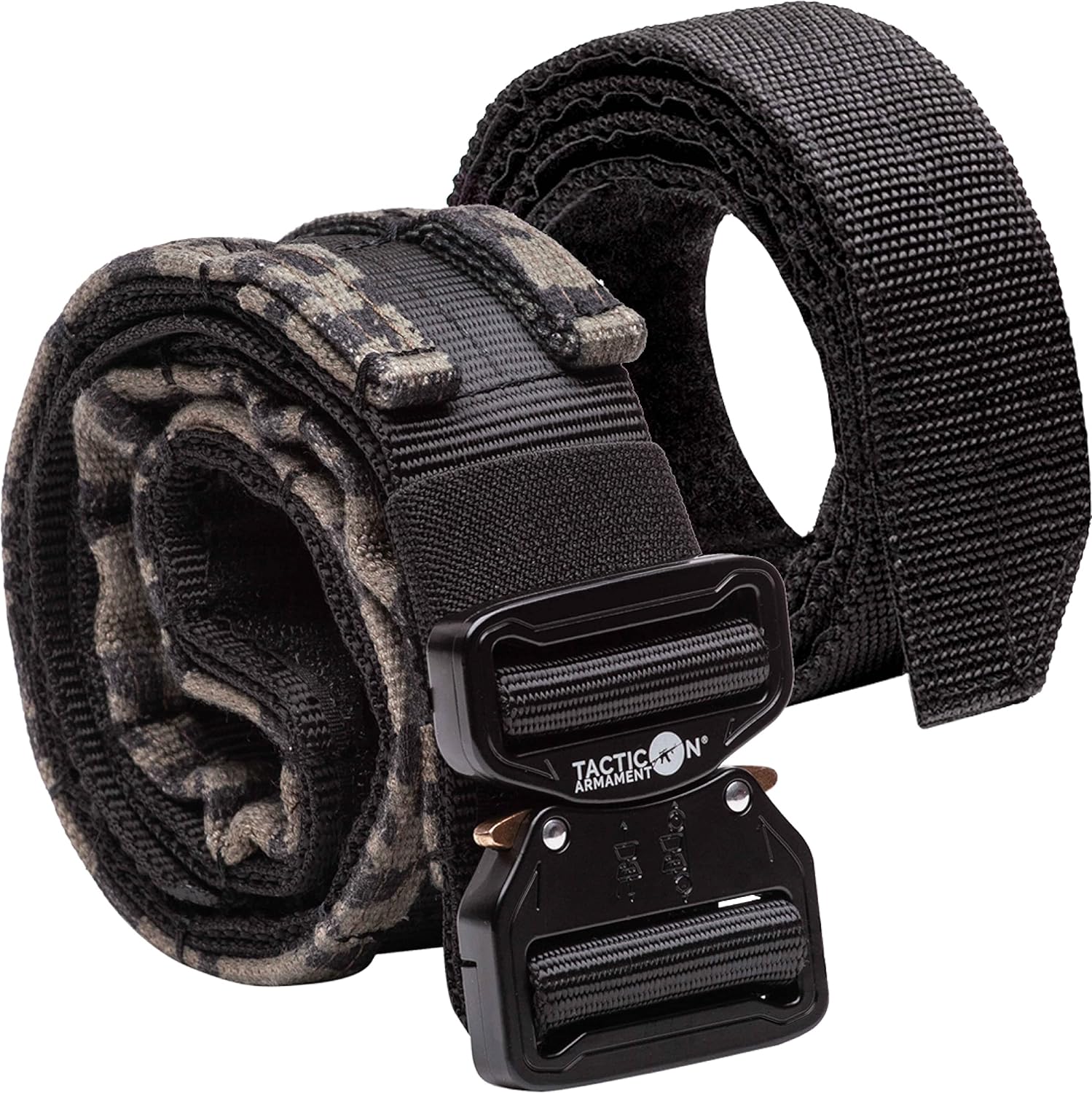 Tacticon Battle Belt V2: Durable Tactical Belt with Molle Design