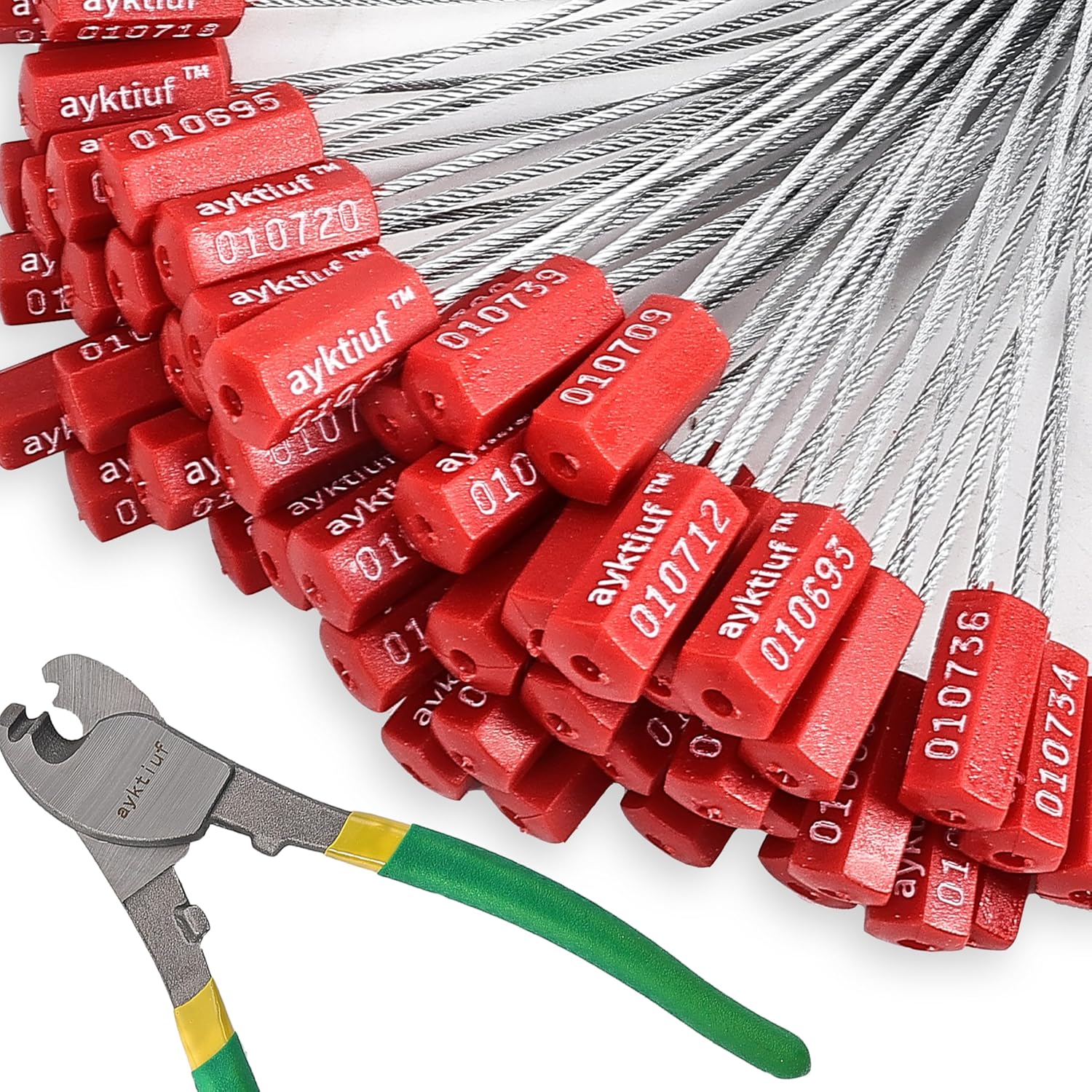 120 Pieces Security Cable Seals for Trucks and Containers