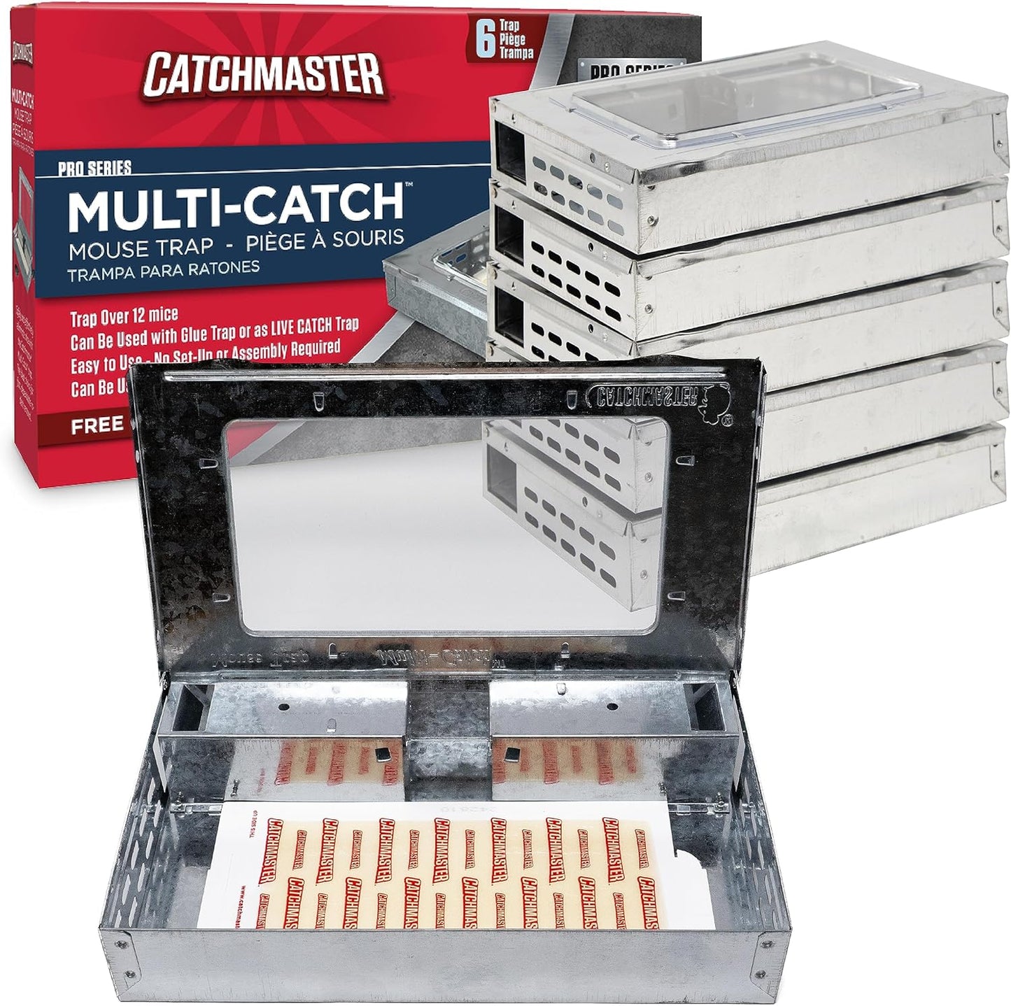 Pet-Safe Multi-Catch Mouse Trap 6-Pack by Catchmaster