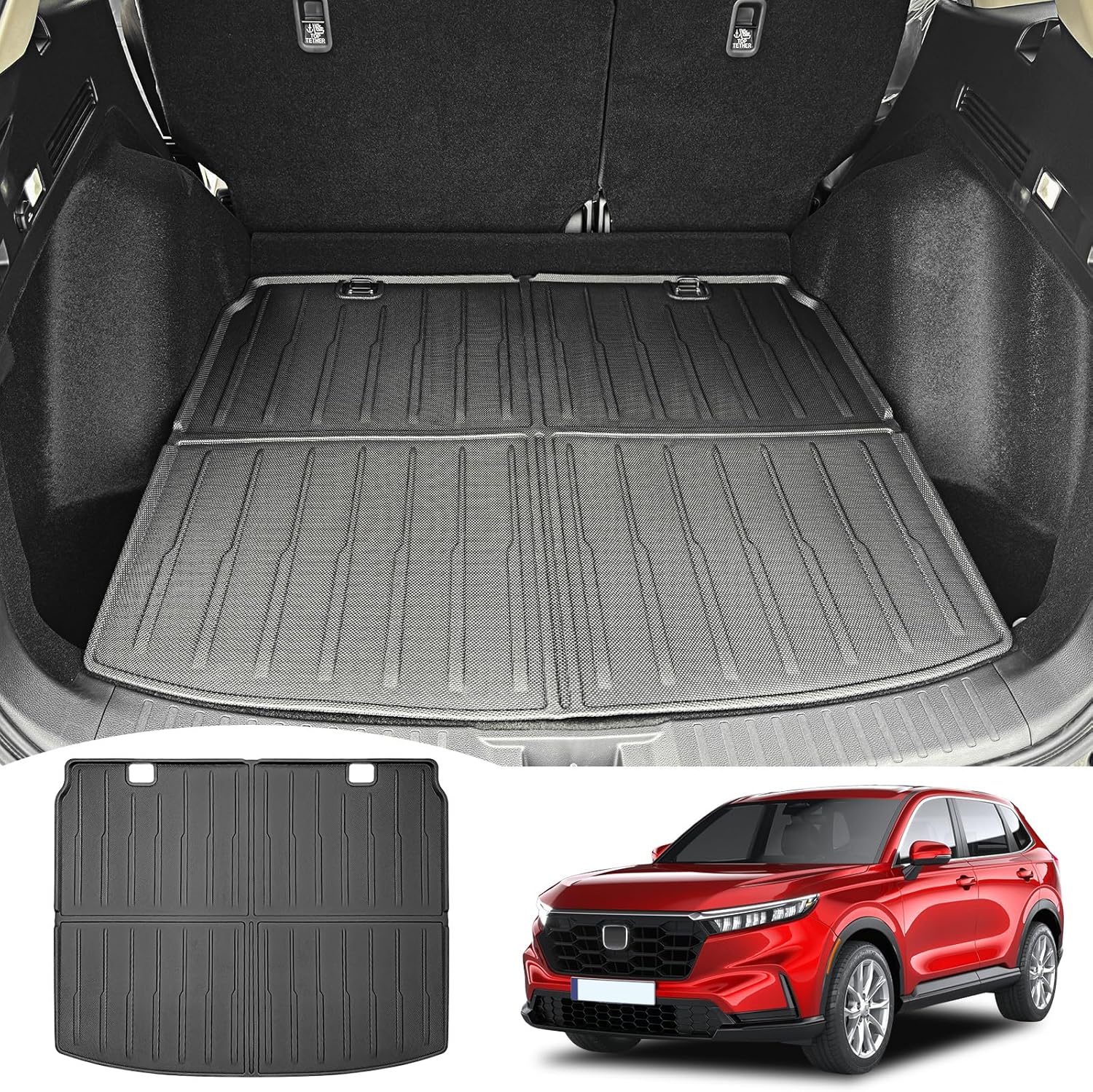 Rear Cargo Mat for 2023-2025 Honda CRV Hybrid All Weather
