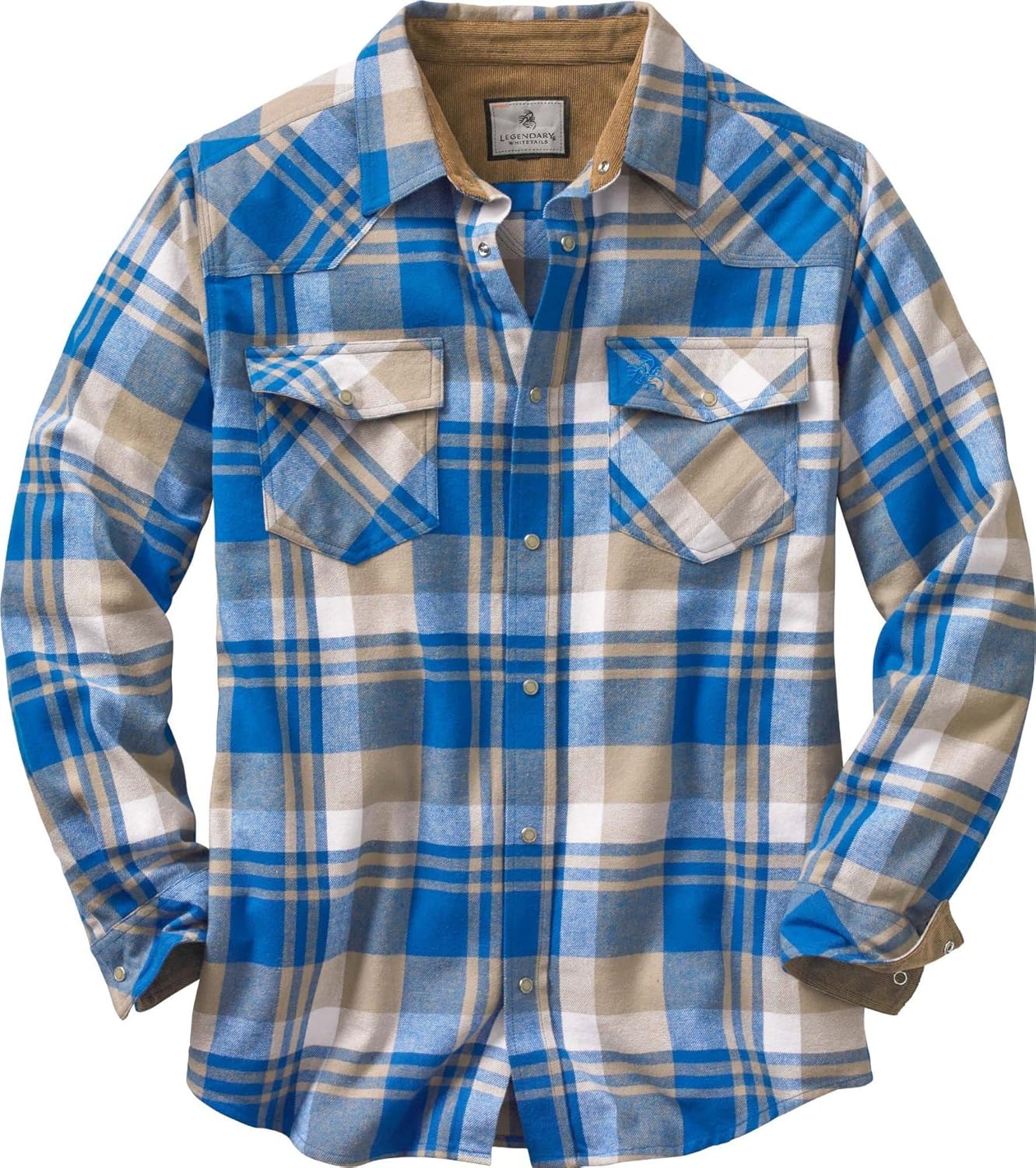 Legendary Whitetails Men's Western Flannel Shirt for Comfort