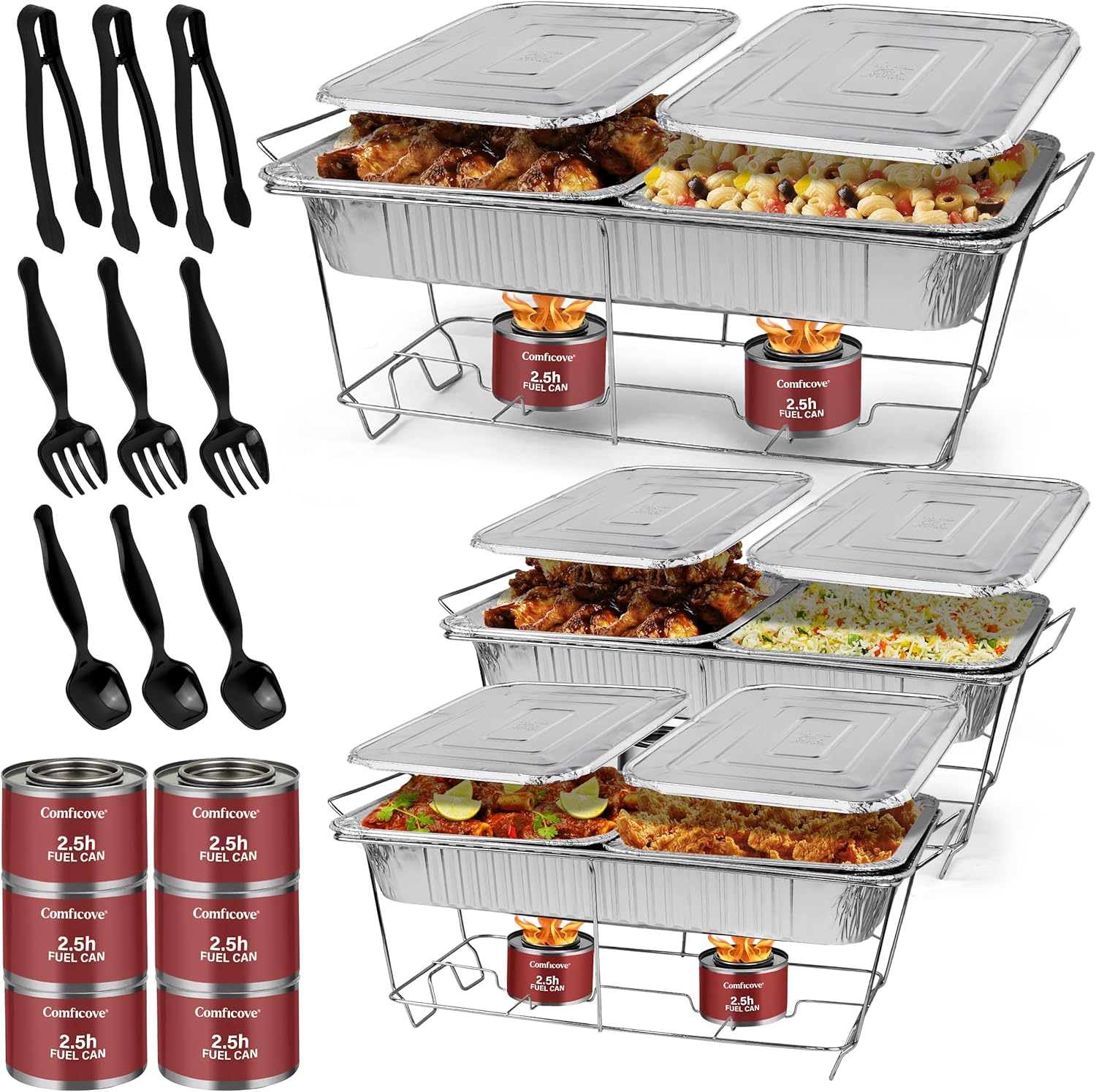 Disposable Chafing Dish Buffet Set for Effortless Catering Events