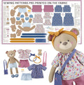 Sewing Kit for Kids & Beginners - Cut & Sew Fabric Panel