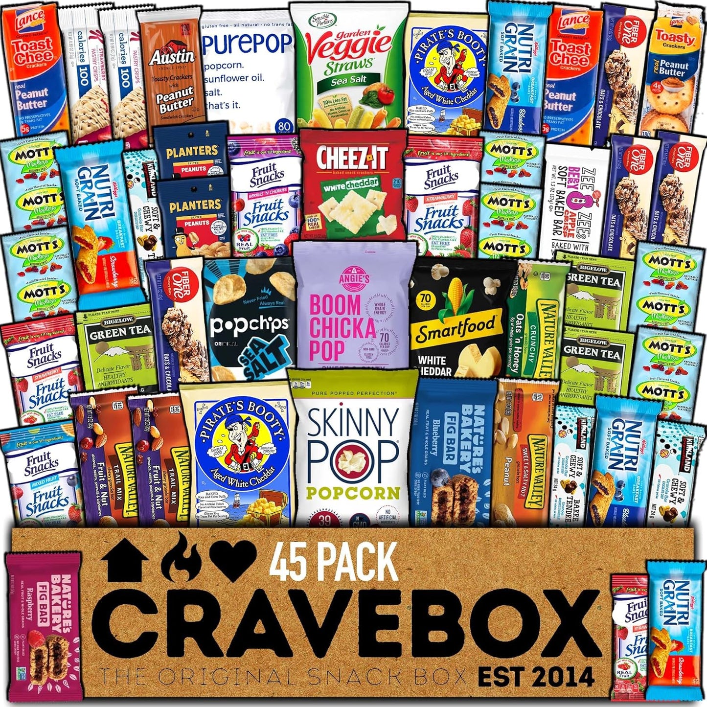 CRAVEBOX Healthy Snack Box - Perfect Halloween Treats for All