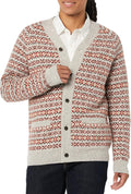 Lambs Wool V-Neck Cardigan Sweater with Pockets - Versatile Layering