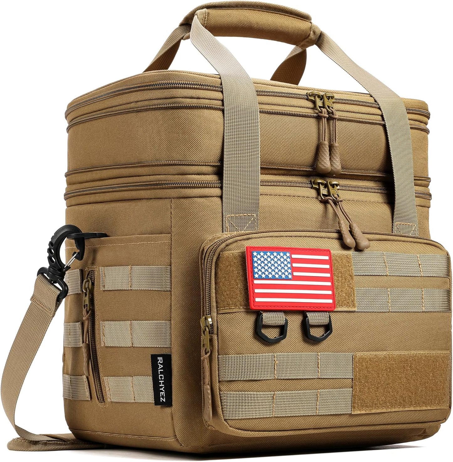 RalChyez Tactical Lunch Bag: Heavy Duty Insulated Cooler Tote
