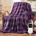 Homemate Electric Blanket Heated Throw - Cozy Flannel Comfort