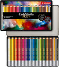 STABILO Chalk-Pastel Artist Colored Pencil Tin Set of 36 - Blendable