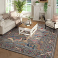 Vibrant 5x7 Tree of Life Area Rug for Living Room and Bedroom Decor