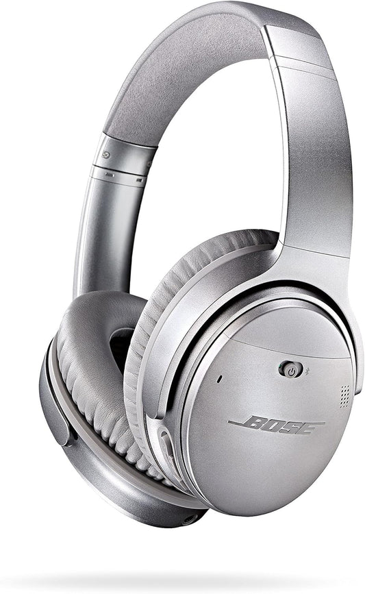 Bose QuietComfort 35: Silver Wireless Noise Cancelling (Renewed)