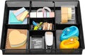 CAXXA Mesh 3 Slot Desk Drawer Organizer with Adjustable Dividers
