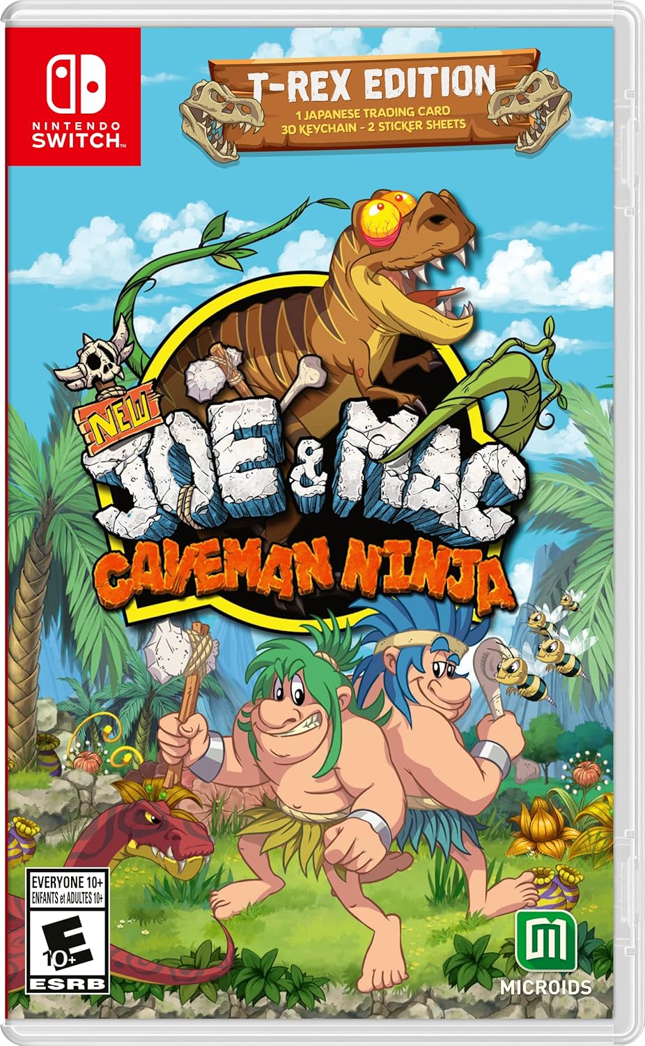 New Joe and Mac: Caveman Ninja T-Rex Edition for Nintendo Switch