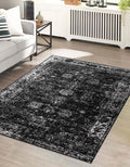 Unique Loom Sofia Area Rug & Pad Bundle 5 ft 3 in x 8 ft - Durable