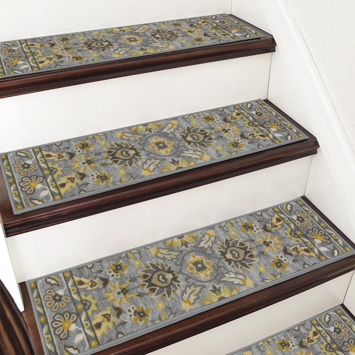 COSY HOMEER Non Slip Stair Treads for Wooden Steps 15pcs