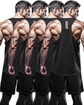 DRSKIN Men's Tank Tops Y-Back Muscle Mesh Sleeveless - Breathable Gym