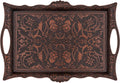 Alisveristime Ottoman Turkish Zamak Serving Tray for Coffee