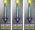 Leak Saver UV Dye 3 Pack - Bright UV Refrigerant Leak Detection