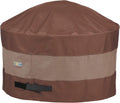 DUCKCOVERS Ultimate Waterproof 32 in Round Fire Pit Cover - Weather
