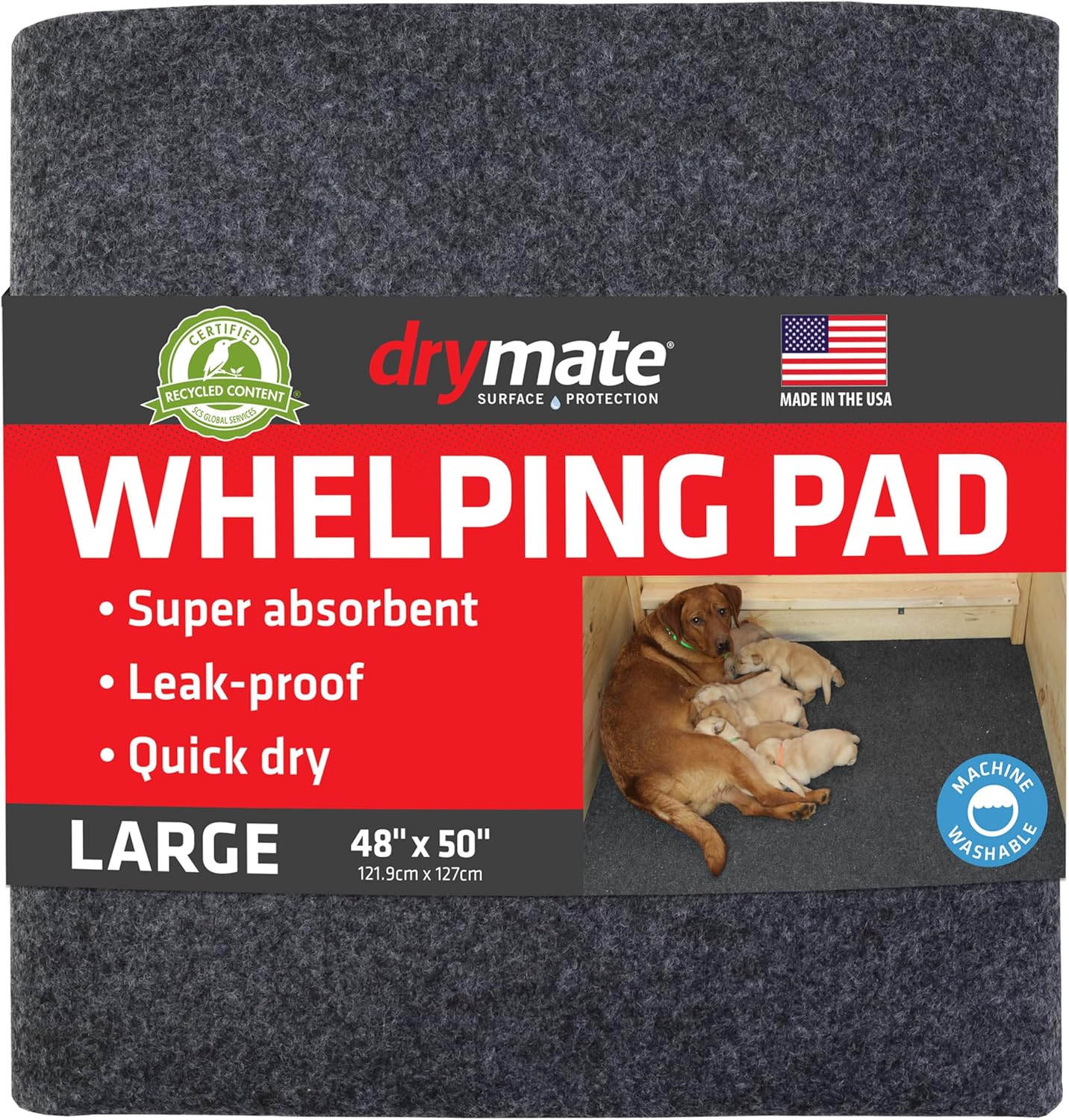 Drymate Whelping Box Liner Mat - Super Absorbent & Waterproof
