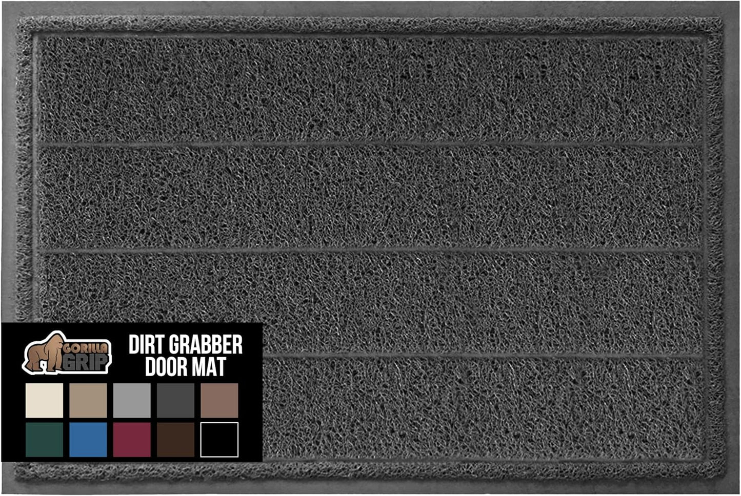 GORILLA GRIP Dirt Grabber Doormat for Indoor and Outdoor Use