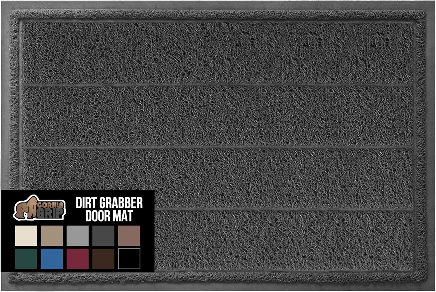 GORILLA GRIP Dirt Grabber Doormat for Indoor and Outdoor Use