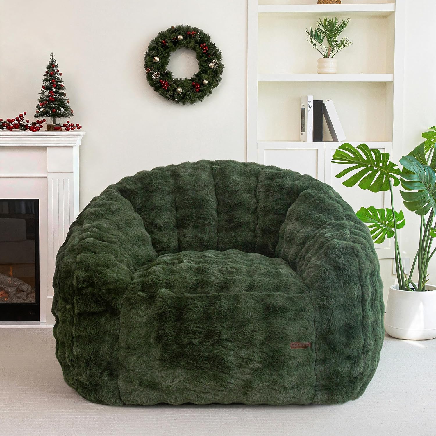 MAXYOYO Giant Bean Bag Chair for Adults - Cozy Living Room Sofa