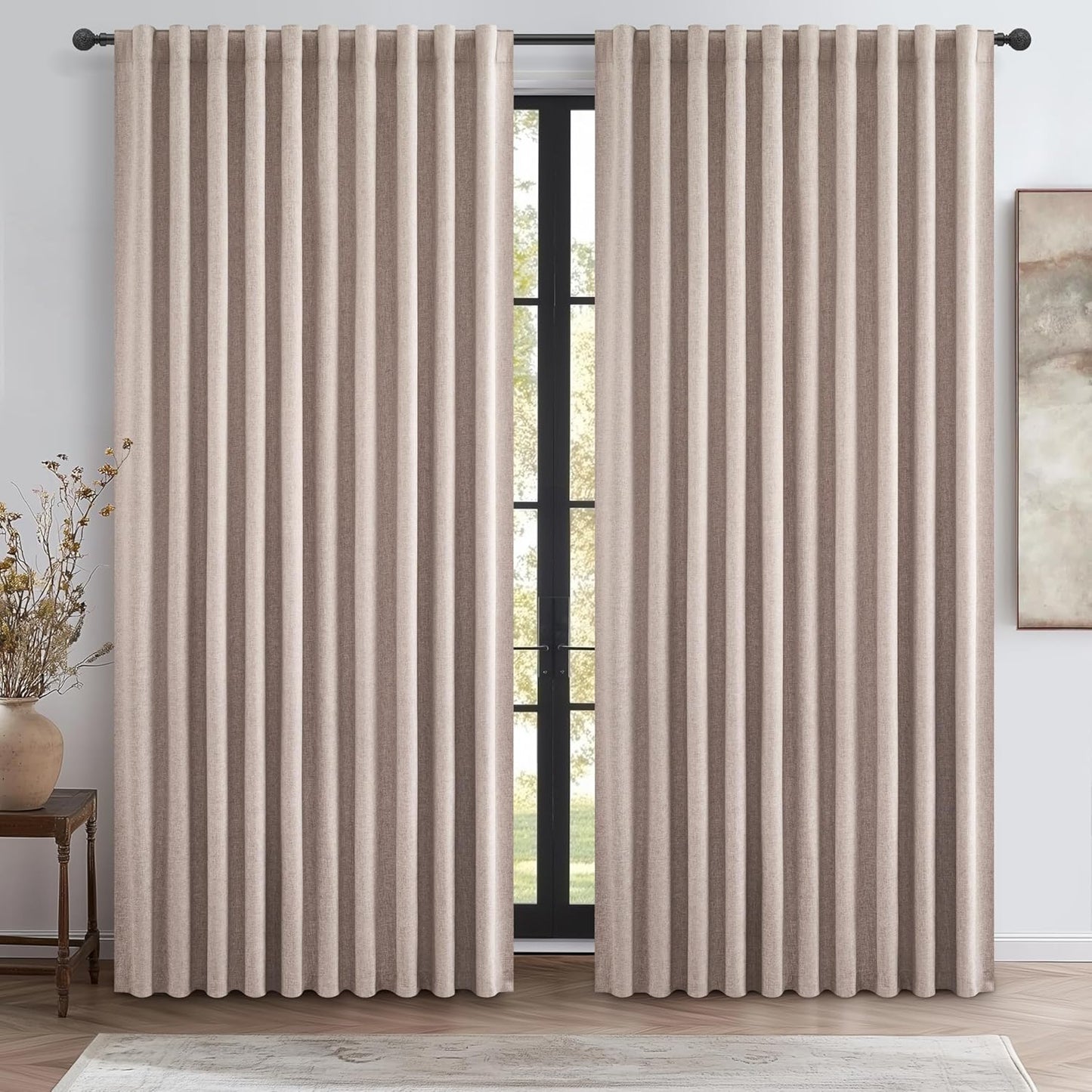 140 Inches Extra Wide Curtains for Insulation and Privacy