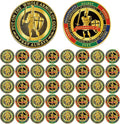 Put on The Whole Armor of God Coins 40 Pc Bulk - Faith Challenge Coins