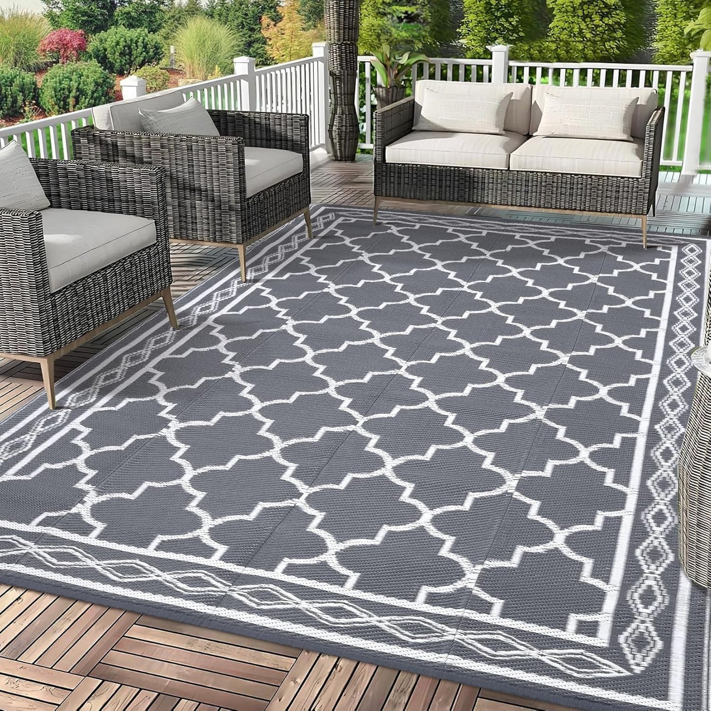 Garvee Outdoor Rug for Patio Clearance - Versatile Camping Mat