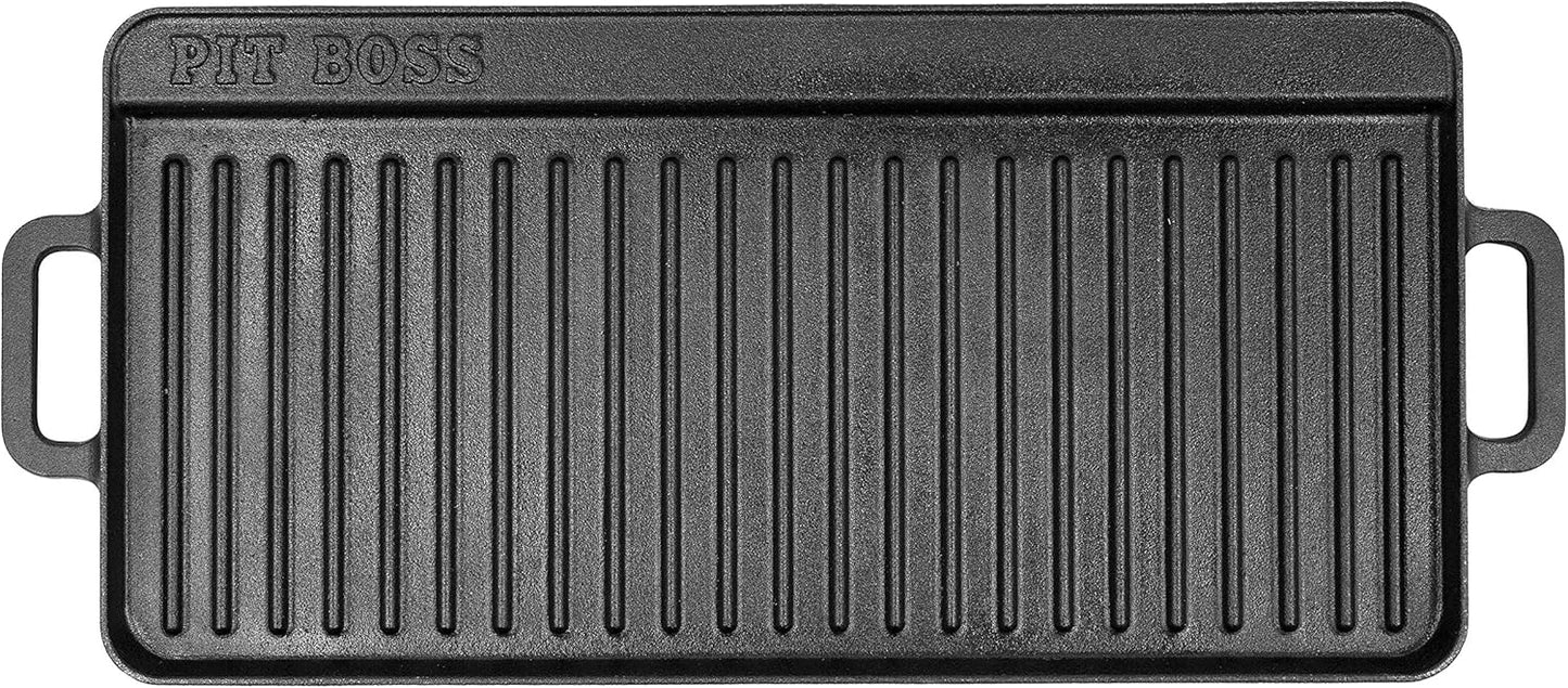 Pit Boss 10x20 Cast Iron Griddle for Perfect Cooking Experience